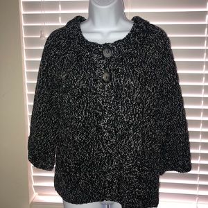 Style & Co. Petite 2 Button Sweater Size P/Medium